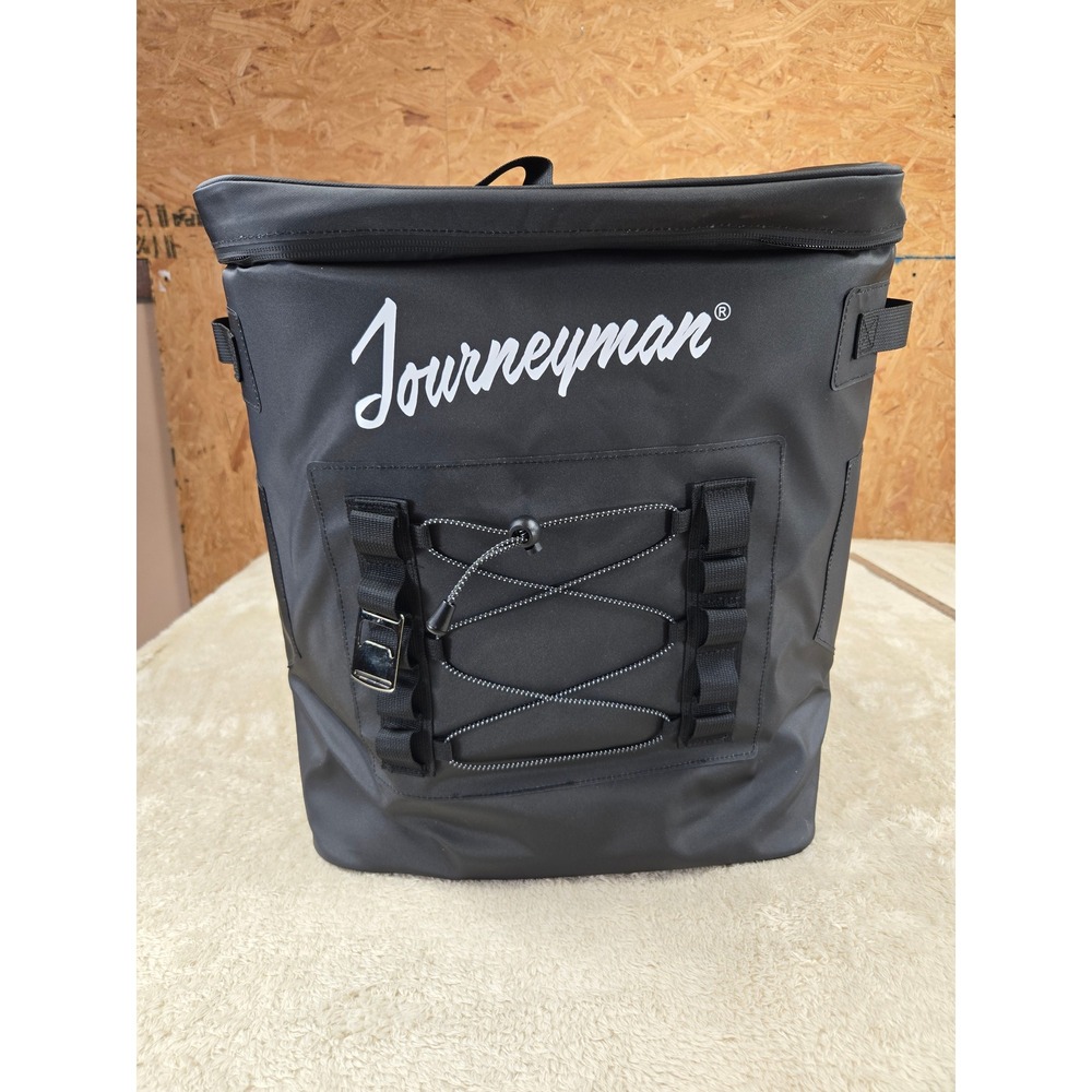 Journeyman Insulated Cooler Backpack Black Outdoor Hiking Picnic Bag‎ Large